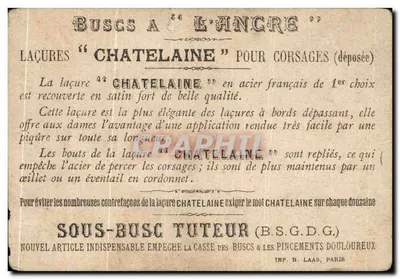 Gare les poches — scène de rue avec homme et enfant — H. Déposé — Verso