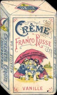 Creme Franco-Russo — Baunilha — O. Drouet & A. Derhft, Paris