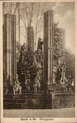Speyer a. Rh. — Olberggruppe — Dom-Verlag Joseph Baumgärtner, Speyer a. Rh.