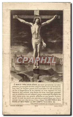 Obraz religijny Pan Lonis Marie Peltier Laval Mosty i Drogi — Rewers