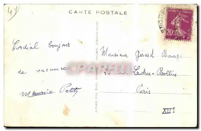 Chatres-sur-Cher (L.-et-C.) — Vista Geral do Cher — Ditard Filhos, Editor & Velocidade Coletiva — Verso