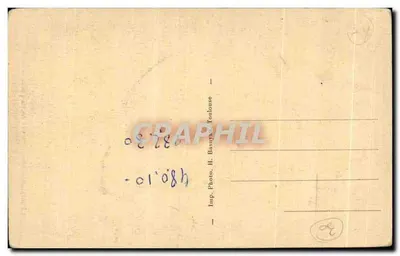 Pompignan — oud kasteel van de heren van dit naam — hoofdingang — TW 6181 — Achterkant