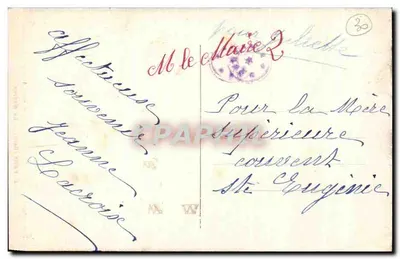 A Virgem — estátua da Virgem com o Menino — Edições Chazèl — Verso