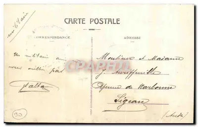 Pont-Saint-Esprit — Ponte sobre a Ardeche — J. Bonn & Cie, Capestang — Verso