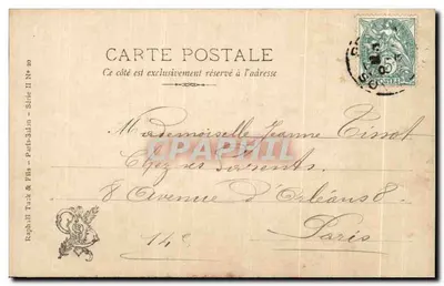 W niedzielę w Bretanii — Salon 1903 — G. Fraipont — Rewers