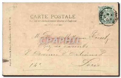 Bonnefoy - Bonhomie — Salon 1903 — Henri Olivier — Rewers