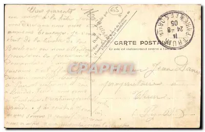 Lourdes — Fort i Most Gave — V.P. Paris. Nr 16 — Rewers