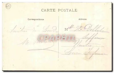 Lourdes — Ogólny widok Bazyliki — Pyrenées — Rewers