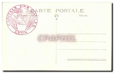 LYON — Rzymski teatr Fourvière — Orkiestra i część przedniej sceny — Własność Miasta Lyon — Rewers