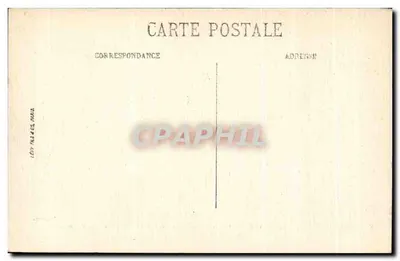 LYON — Hotel de Ville. Sala Rady Miasta — Dekoracyjny panel Mademoiselle Cornilhac. LL. Sélecta. — Rewers