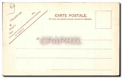 Lyon — Arquiepiscopado, Catedral de São João e Côteau de Fourvière — P. Martel Edit., Lyon, n°3 — Verso