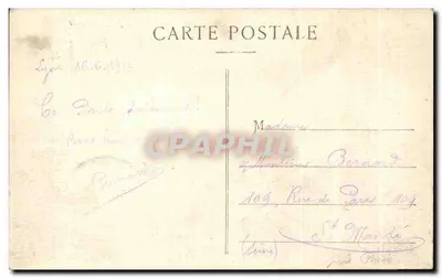 LYON - Prefektura, zbudowana w 1885 roku, przez Lourdel - S. FARGES ÉDIT. - LYON — Rewers