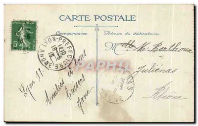 Lyon. Ogród Prefektury — n°2645 — Rewers