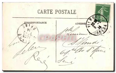 LYON — La Place Bellecour y el Coteau de Fourvière — SELECTA — Reverso