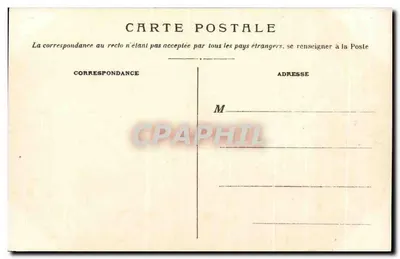 Millery — A Postagem e a Rue Chaude — P. Martel, editor, Lyon — Verso