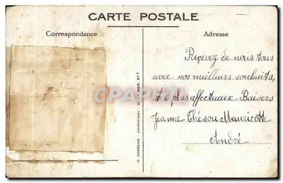 Travaux des Champs — As Colheitas — Editado e Depositado em PARIS — Verso
