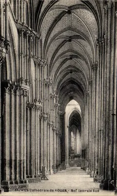 A Catedral de ROUEN - Nef lateral Sul