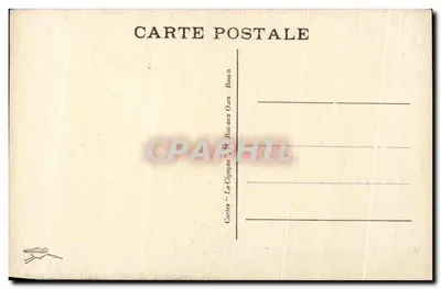 Poort van de Kathedraal van Rouen — Poort van de Calendelle — Uitgever: Chambres Meublées — Achterkant