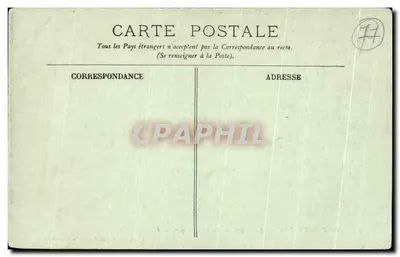 Fontainebleau — Le Palais — La Bibliothèque — L. Laurent, 1 Rue Grande — Verso