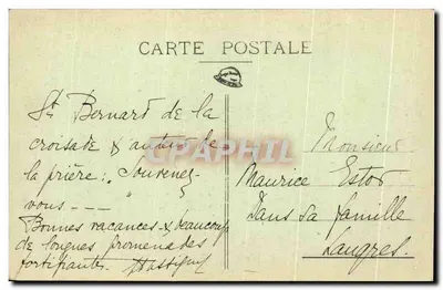 Fontaine-lès-Dijon — Gebäude der Geburt von Saint Bernard umgewandelt in eine Kapelle — Verlag nicht sichtbar — Rückseite