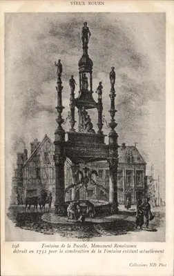 Fonte da Pucelle — Monumento Renascentista destruído em 1752 — Editor ND Phot
