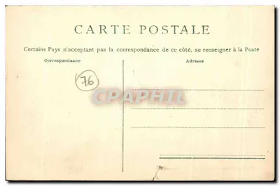Rouen — Palácio de Justiça visto da praça Verdrel — V.M. 86 — Verso