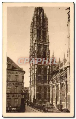 A Torre do Manteiga — Rouen — Catedral — Editor MONA, N° 107