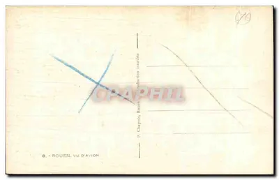 Rouen — Widok z lotnictwa — P. Chapuis — Rewers