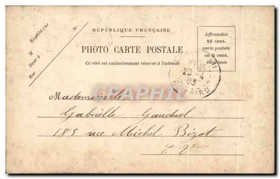 Menina pequena em traje de marinheiro — Saint-Ode — Foto Carta Postal — Verso