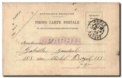 Criança em traje patriótico — 'E que Deus proteja a França' — E. Poulton, N°30-3/4 — Verso