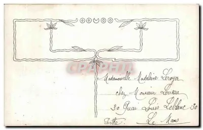 Mulher carregando um vaso na cabeça — poema sobre o porco — editor Delacour, n°3826 — Verso