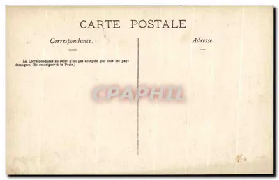 Officier en vrouw — romantische scène met dialoog — uitgever R. M. N°2 — Achterkant