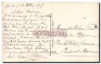 Kwiaty w koszu — ozdobione flagami — wydawca anonimowy, nr 126/2 — Rewers