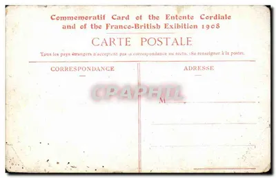 Franco-British Exhibition — Vers la Paix Universelle — Laurent-Ciell, 1905 — Reverso