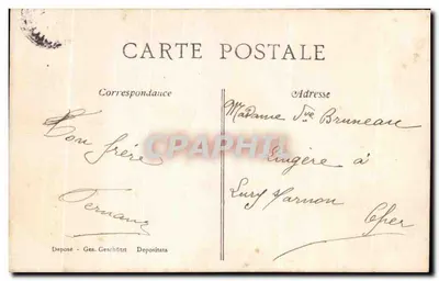 Um calçador e uma jovem mulher com pombos — A.A.S. — n° 319 — Verso