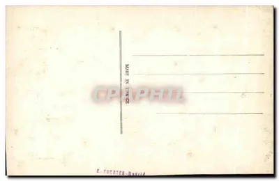 Róża czerwona — Szczęśliwy dzień — E. Fuertes, Madryt — Rewers