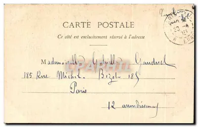 Paul e Virginie — scena d'amore — Armand Gaboriaud (alias Marcel Houjan) — n°6 — Verso