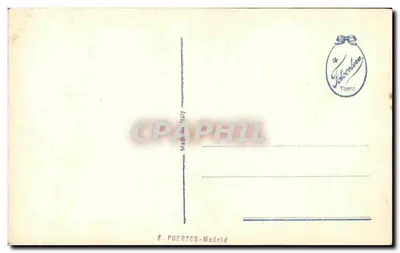 Serce ozdobione kwiatami — Szczęśliwych urodzin — E. Fuertes-Madryt — Rewers
