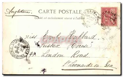 Traigo la esperanza — 1902 — Fototipia A. Bergerot et Cie — Nancy — Reverso