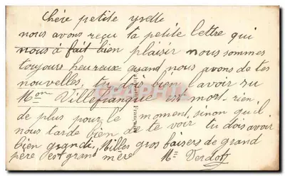 Dos chicos — escena humorística con ratones — editor Croissant, París, n° 314373 — Reverso