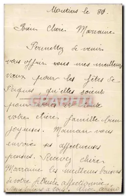Wielkanoc — Pisklęta i jajka wśród kwiatów — REX 1394 — Rewers