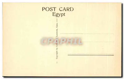 Luxor - Mosquée Sheik Al-Haggag — wydawca Lehder & Landrock, nr 1504 — Rewers