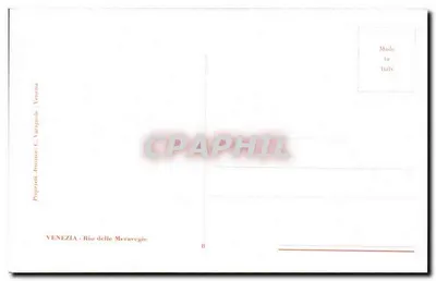 Venetië — Kanal van de wonderen — Uitgever C. Vatigagnole, n°8 — Achterkant