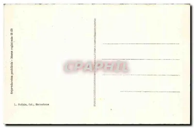 Statua San Bueno - Kartuzja w Granadzie — wydawca I. Rolain, nr 110 — Rewers