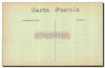 Fougères (Il.&V.) — Vue à vol d'oiseau (Tour de l'Horloge et Rue Nationale) — Éditeur : Lanoë & Cie, Fougères — Verso