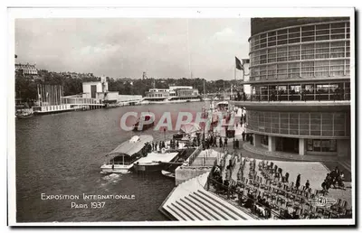 Exposição Internacional de Paris 1937 — Visão geral no primeiro plano do Pavilhão da Bélgica — H. CHIPAULT, Boulogne-sur-Seine
