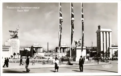 Exposição Internacional de Paris 1937 — Vista geral do Pavilhão da Inglaterra — H. CHILBAULT, Boulogne-sur-Seine