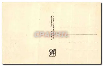 Exposição Internacional de Paris 1937 — O Embarcadère das Vedettes — H. CHIPOULT, Concessionário, Boulogne-sur-Seine — Verso