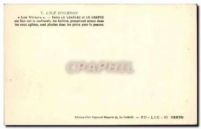 Wyspa Oléron — Les Viviers — Między Zamkiem a Chapusem — Ramuntcho — Rewers