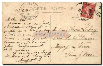 Dijon — Ogólny widok z Kościoła Świętego Michała — L. V., wyd. — Rewers